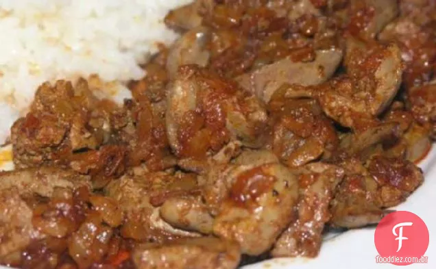 Refeição Simples De Fígado De Galinha Croata