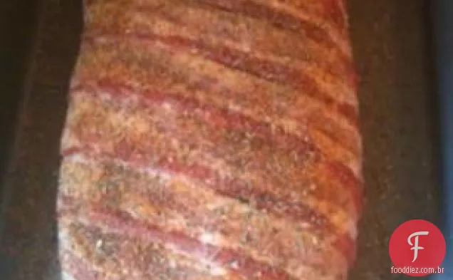 Bacon de Bundy embrulhado bolo de carne