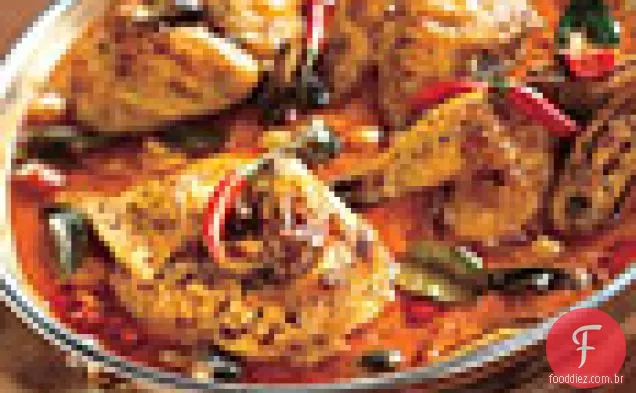 Thai-Curried Game Galinhas