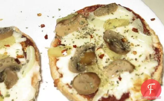 Fatias De Pão De Pizza Vegetal