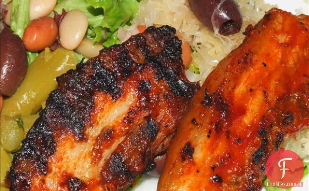 O Um Vitrificado Coxas De Frango
