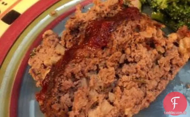 Pão De Carne De Flocos De Milho