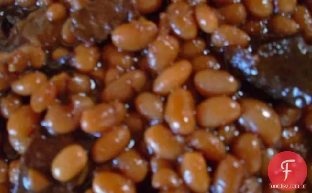 Todos Os Feijões Cozidos Com Melaço Americano