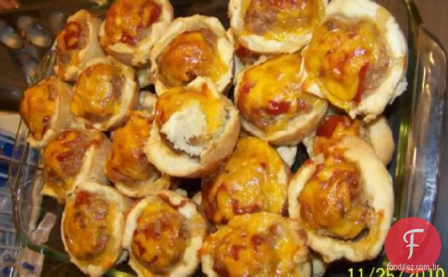 Fácil Mini Pães De Carne