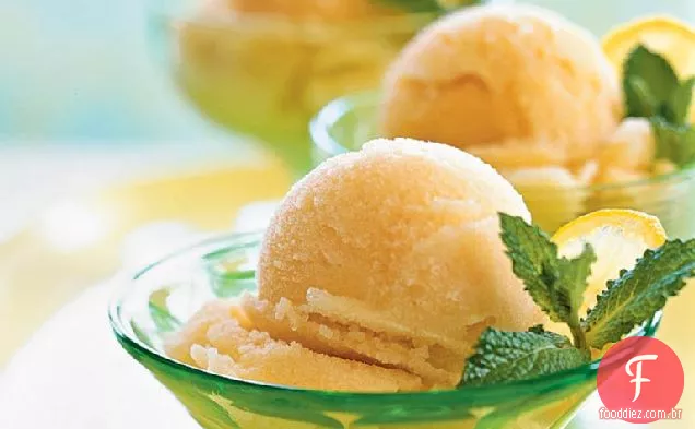 Sorvete De Chá Gelado De Limonada
