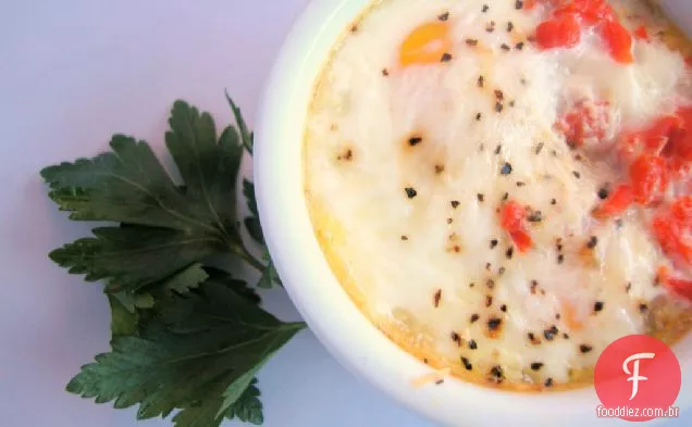 Oeufs En Cocotte Com Lox