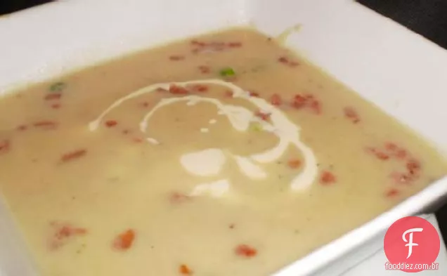 Sopa De Batata Com Bacon Crocante