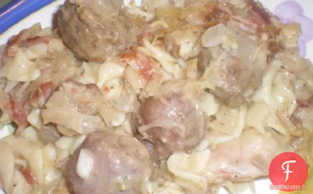 Chucrute Polonês Crock Pot