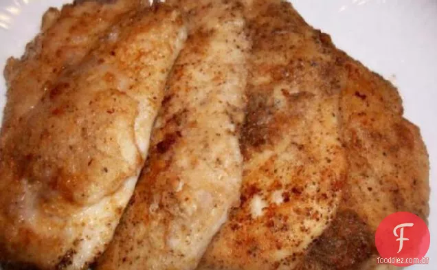 Costeletas de frango com Bacon, alecrim e limão