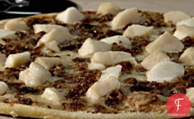 Vieira e Bacon Pizza