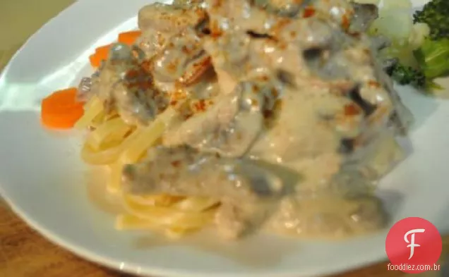 Stroganoff russo com Bacon