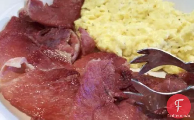 Bacon do Presunto do país 2bleu (e ovos)