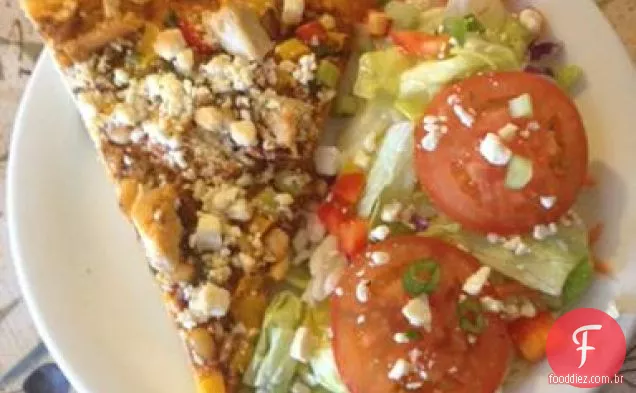 Feta e pizza de frango