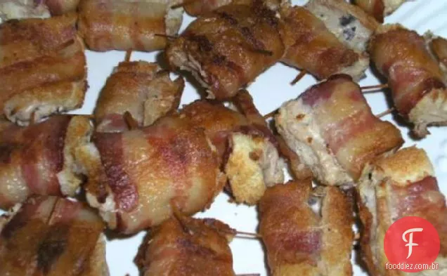 Aperitivos Com Rolo De Bacon