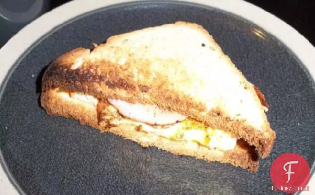 Sanduíche De Café Da Manhã Com Baixo Teor De Gordura