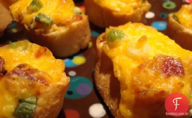 Pequenas Pizzas De Bacon