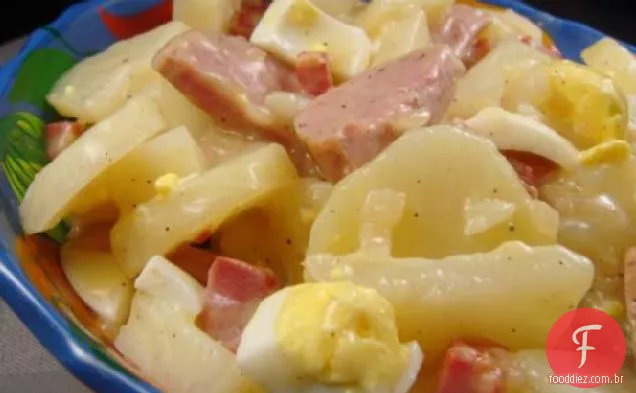 Salada De Batata Quente Com Kielbasa