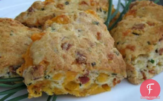 Bacon-Cheddar-Chive Scones