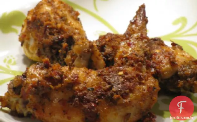Asas De Frango Com Especiarias Esfumaçadas