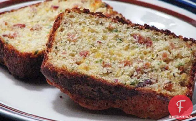 Asiago Bacon Café Da Manhã Pão