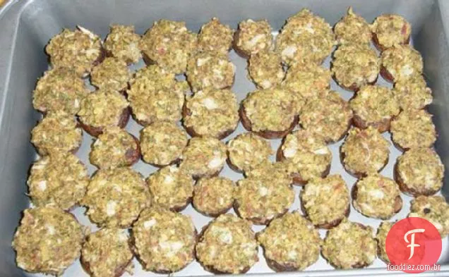 Tampas De Cogumelos Recheados