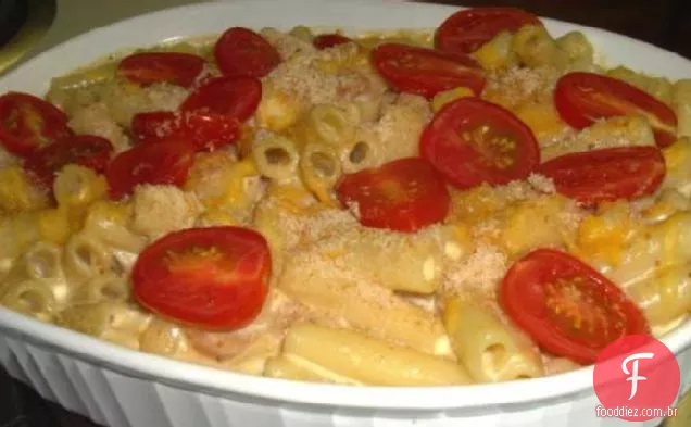 Queijo De Macarrão Caseiro da mãe com Bacon