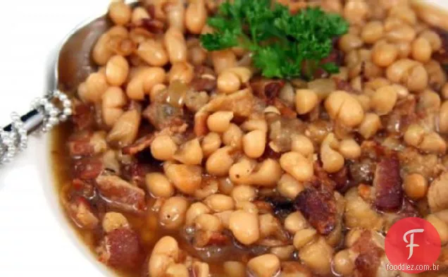 Sopa de feijão e Bacon da Marinha