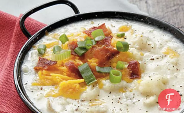 Sopa assada de batata e Bacon