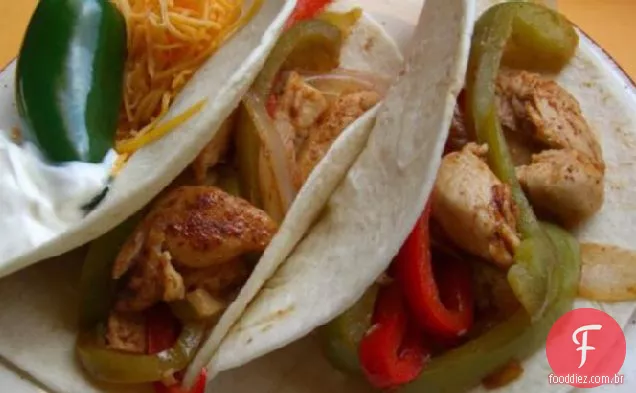 Outra Receita De Fajitas De Frango!