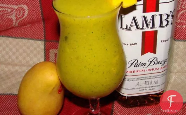 Manga congelada e Daiquiri com especiarias de hortelã