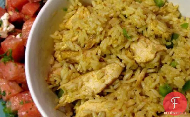 Curry Chicken Lime Rice Bowl