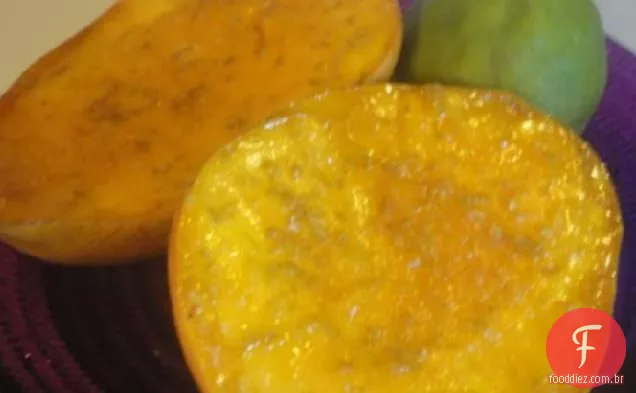 Bochechas de limão e manga açucaradas