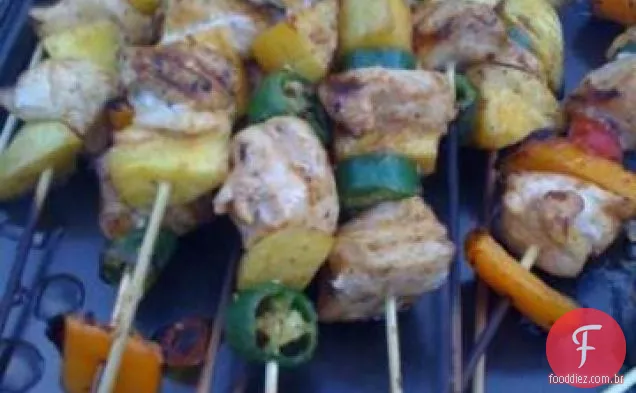 Chicken Mango Kabobs