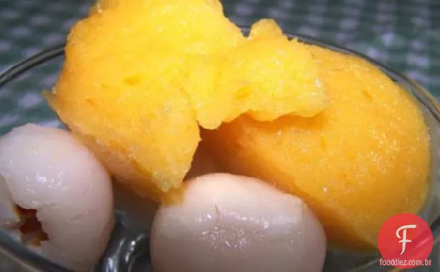 Sorbet de manga e limão