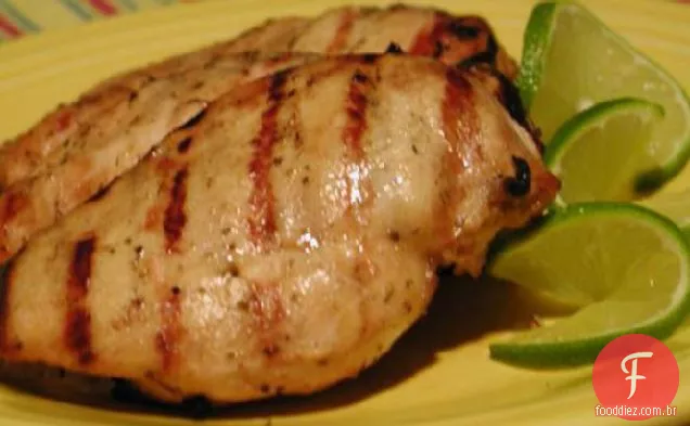 Peito De Frango Grelhado Marinado Com Limão Picante