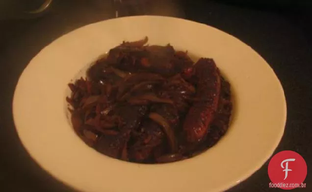 Salsichas De Marmelada De Cebola Pegajosa