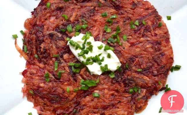 Beterraba e batata Hash
