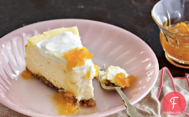 Cheesecake De Pêssego-Bourbon