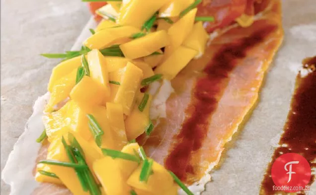 Prosciutto Com Pêssegos E Vinagre Balsâmico