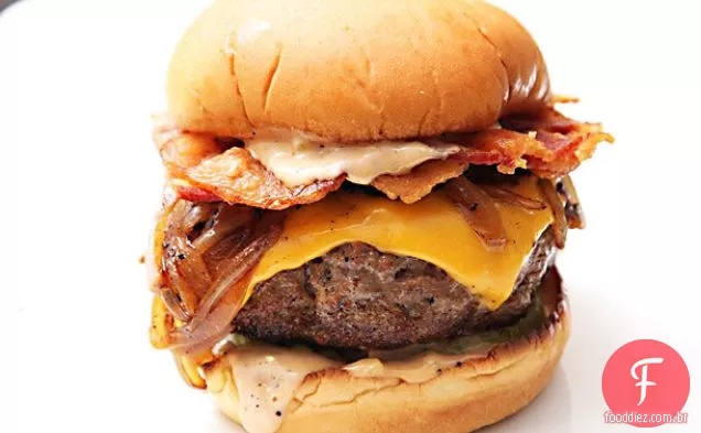 Os Melhores Cheeseburgers De Bacon