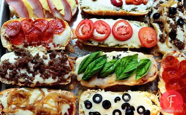 Pizzas De Pão Francês