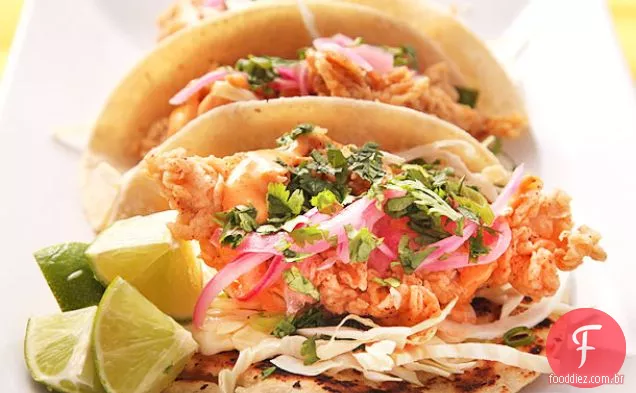 Tacos De Peixe Frito Crocante