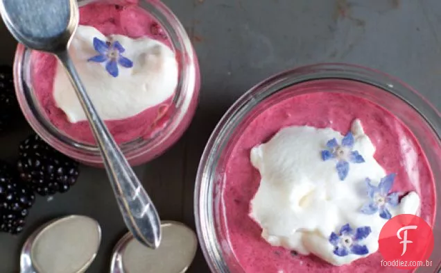Blackberry Borage Fool