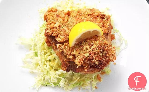 Frango Frito Com Crosta De Ramen