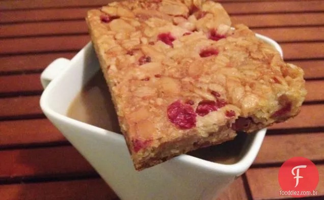 Barras De Granola De Amêndoa De Groselha Vermelha