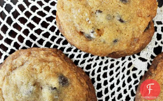 Biscoitos De Caramelo De Chocolate Escuro Salgados
