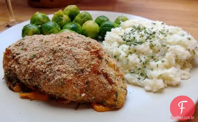 Erva e Cheddar Cordon Bleu