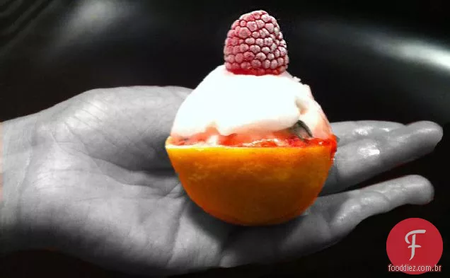 Limoncello-Spiked Raspberry Sorbet