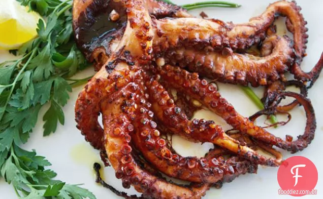 Polvo Grelhado De Estilo Italiano