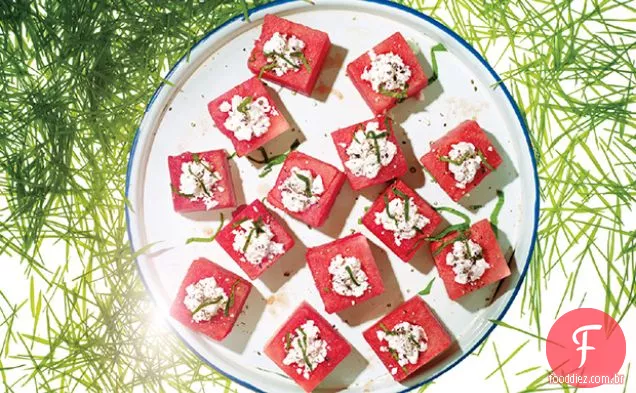 Feta-Blocos De Melancia Recheados